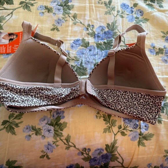 Warner Leopard Print Lifting Bra - 38B - Picture 5 of 5